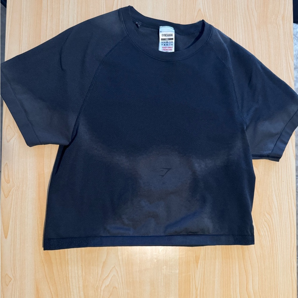 Black Gymshark Cropped Top